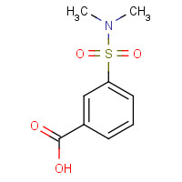 7326-73-0 3-[(Dimethylamino)sulfonyl]benzenecarboxylic acid chemical structure