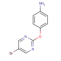 76660-37-2 4-[(5-Bromo-2-pyrimidinyl)oxy]aniline chemical structure