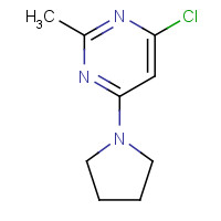 914349-69-2 4-Chloro-2-methyl-6-(1-pyrrolidinyl)pyrimidine chemical structure