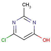 17551-52-9 6-Chloro-2-methyl-4-pyrimidinol chemical structure