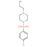 16017-65-5 2-{4-[(4-Chlorophenyl)sulfonyl]piperazino}-1-ethanol chemical structure