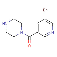 1017782-91-0 (5-Bromo-3-pyridinyl)(piperazino)methanone chemical structure