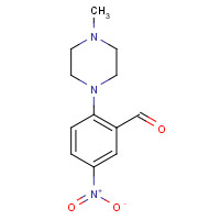 30742-63-3 2-(4-Methylpiperazino)-5-nitrobenzenecarbaldehyde chemical structure