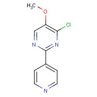 133661-38-8 4-Chloro-5-methoxy-2-(4-pyridinyl)pyrimidine chemical structure