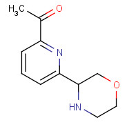 265107-43-5 1-(6-Morpholino-3-pyridinyl)-1-ethanone chemical structure