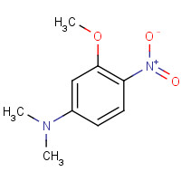 14703-82-3 N-(3-Methoxy-4-nitrophenyl)-N,N-dimethylamine chemical structure