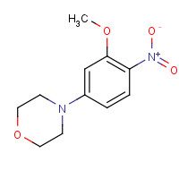 6950-88-5 4-(3-Methoxy-4-nitrophenyl)morpholine chemical structure