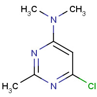 58514-89-9 6-Chloro-N,N,2-trimethyl-4-pyrimidinamine chemical structure