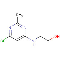 22177-97-5 2-[(6-Chloro-2-methyl-4-pyrimidinyl)amino]-1-ethanol chemical structure