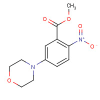 134050-75-2 Methyl 5-morpholino-2-nitrobenzenecarboxylate chemical structure