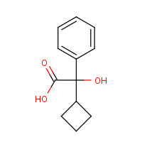 1460-47-5 2-Cyclobutyl-2-hydroxy-2-phenylacetic acid chemical structure