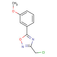 175205-62-6 3-(Chloromethyl)-5-(3-methoxyphenyl)-1,2,4-oxadiazole chemical structure