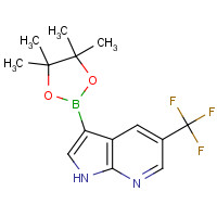 1198094-97-1 3-(4,4,5,5-Tetramethyl-1,3,2-dioxaborolan-2-yl)-5-(trifluoromethyl)-1H-pyrrolo[2,3-b]pyridine chemical structure