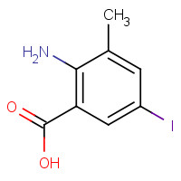 108857-24-5 2-Amino-5-iodo-3-methylbenzenecarboxylic acid chemical structure
