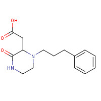 1033600-32-6 [3-Oxo-1-(3-phenylpropyl)-2-piperazinyl]-acetic acid chemical structure
