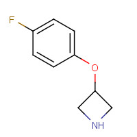 702628-84-0 3-(4-Fluorophenoxy)azetidine chemical structure