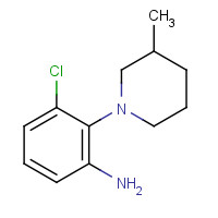 915921-30-1 3-Chloro-2-(3-methyl-1-piperidinyl)aniline chemical structure