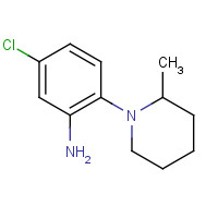 893751-38-7 5-Chloro-2-(2-methyl-1-piperidinyl)aniline chemical structure