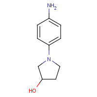 503457-32-7 1-(4-Aminophenyl)-3-pyrrolidinol chemical structure