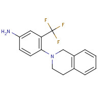 914348-87-1 4-[3,4-Dihydro-2(1H)-isoquinolinyl]-3-(trifluoromethyl)aniline chemical structure