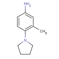 16089-43-3 3-Methyl-4-(1-pyrrolidinyl)aniline chemical structure