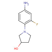 593249-20-8 1-(4-Amino-2-fluorophenyl)-3-pyrrolidinol chemical structure