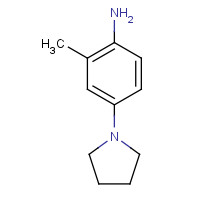 143525-69-3 2-Methyl-4-(1-pyrrolidinyl)aniline chemical structure