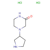 1219957-44-4 4-(3-Pyrrolidinyl)-2-piperazinone dihydrochloride chemical structure