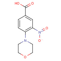 26577-59-3 4-(4-Morpholinyl)-3-nitrobenzoic acid chemical structure