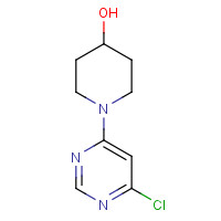 914347-85-6 1-(6-Chloro-4-pyrimidinyl)-4-piperidinol chemical structure