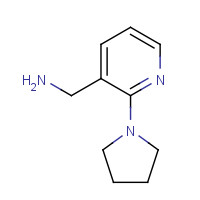 859850-79-6 [2-(1-Pyrrolidinyl)-3-pyridinyl]methanamine chemical structure