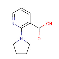690632-36-1 2-(1-Pyrrolidinyl)nicotinic acid chemical structure