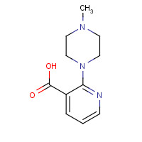 38029-97-9 2-(4-Methyl-1-piperazinyl)nicotinic acid chemical structure