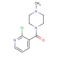 60597-69-5 (2-Chloro-3-pyridinyl)(4-methyl-1-piperazinyl)-methanone chemical structure