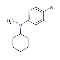 1125410-01-6 N-(5-Bromo-2-pyridinyl)-N-cyclohexyl-N-methylamine chemical structure