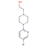 364794-69-4 2-[4-(5-Bromo-2-pyridinyl)-1-piperazinyl]-1-ethanol chemical structure