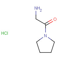 35855-14-2 2-Amino-1-(1-pyrrolidinyl)-1-ethanone hydrochloride chemical structure
