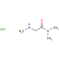 1857-20-1 N,N-Dimethyl-2-(methylamino)acetamide hydrochloride chemical structure