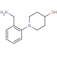 887580-19-0 1-[2-(Aminomethyl)phenyl]-4-piperidinol chemical structure