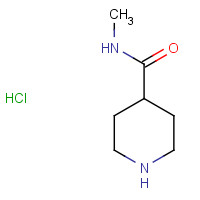 1903-75-9 N-Methyl-4-piperidinecarboxamide hydrochloride chemical structure