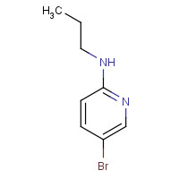 100379-02-0 5-Bromo-N-propyl-2-pyridinamine chemical structure