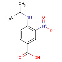 284672-95-3 4-(Isopropylamino)-3-nitrobenzoic acid chemical structure