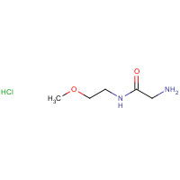 1220037-70-6 2-Amino-N-(2-methoxyethyl)acetamide hydrochloride chemical structure