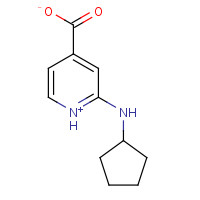 1019127-19-5 2-(Cyclopentylamino)isonicotinic acid chemical structure