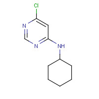 61667-11-6 6-Chloro-N-cyclohexyl-4-pyrimidinamine chemical structure