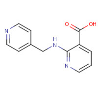 854382-06-2 2-[(4-Pyridinylmethyl)amino]nicotinic acid chemical structure