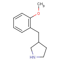 191800-50-7 3-(2-Methoxybenzyl)pyrrolidine chemical structure