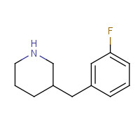 795261-46-0 3-(3-Fluorobenzyl)piperidine chemical structure