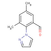 1015845-87-0 3,5-Dimethyl-2-(1H-pyrazol-1-yl)benzaldehyde chemical structure