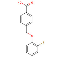 943114-74-7 4-[(2-Fluorophenoxy)methyl]benzoic acid chemical structure